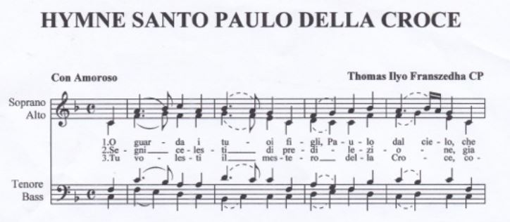 MusicSheet Hymne Sancto Paulo Della Croce